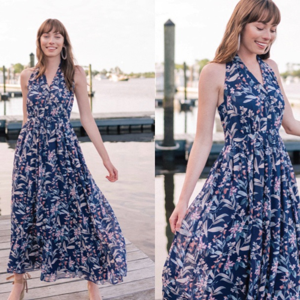 Anthropologie Gal Meets Glam Siena Maxi Dress size 6